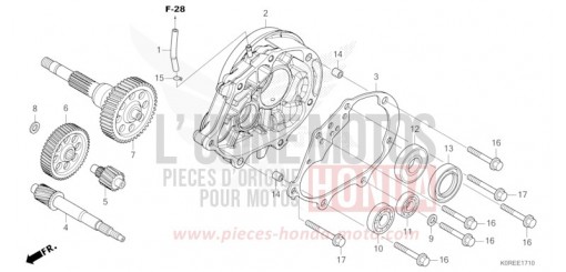 BOITE DE VITESSES SH125ADT de 2026